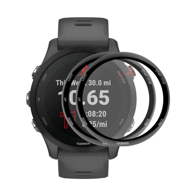 For Garmin Forerunner 255S ENKAY Hat-Prince 3D Full Coverage Soft PC Edge + PMMA HD Screen Protector Film