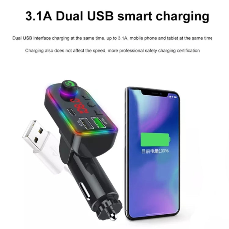 F12 Universal Dual USB Car Charger With Fm Transmitter Blue Tooth Car MP3 Player ÎҵÄÉ̵ê