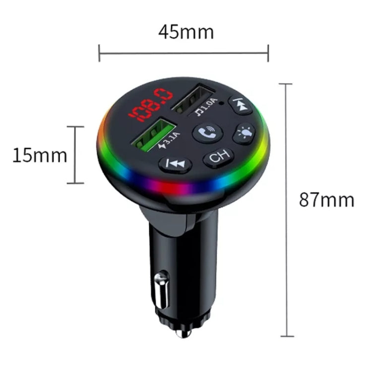 F13 Car Smartphone Charger Hands Free Calling 5.0 Bluetooth-MP3 Player Car Wireless FM Transmitter ÎҵÄÉ̵ê