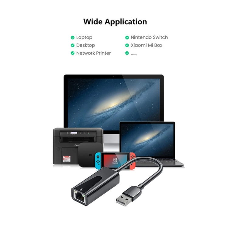 1000Mbps RJ45 Network Card USB Ethernet Adapter