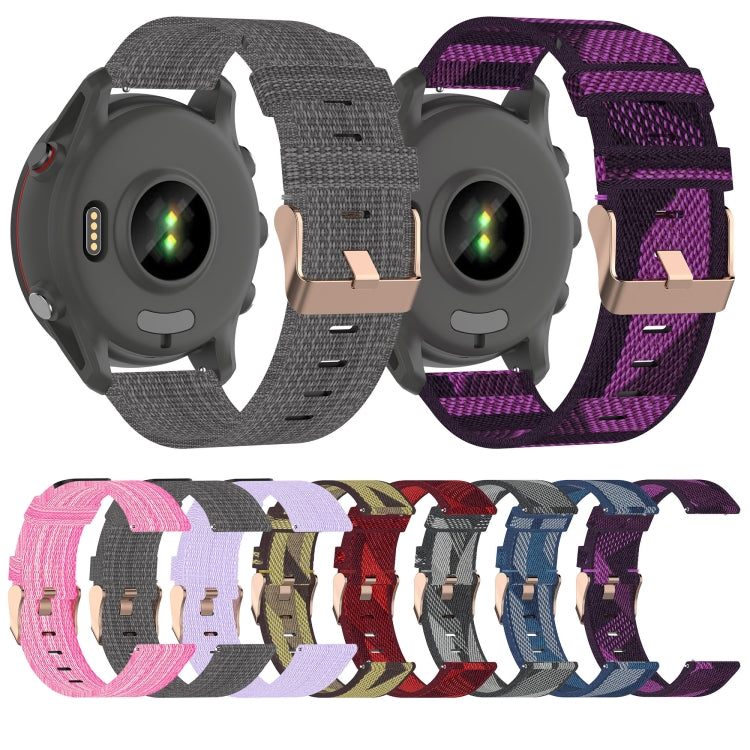 22mm Nylon Woven Watch Band