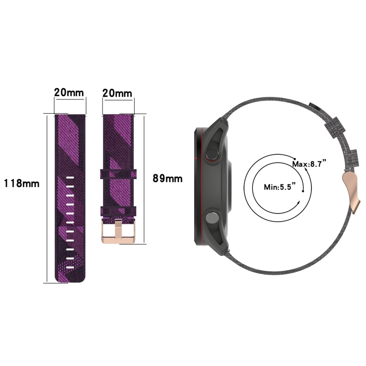 20mm Nylon Woven Watch Band, Series 7-Reluova