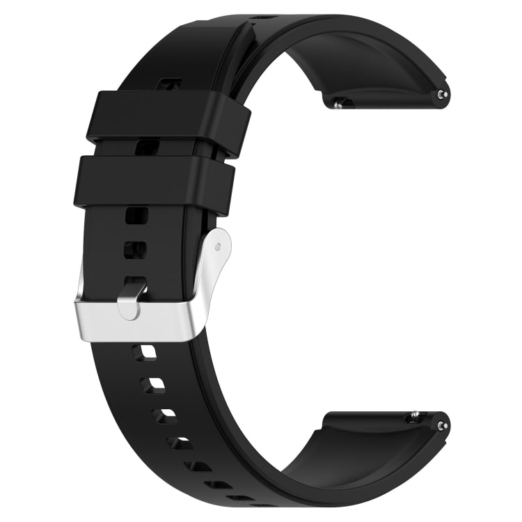 Protruding Head Silicone Strap Silver Buckle, Series 7