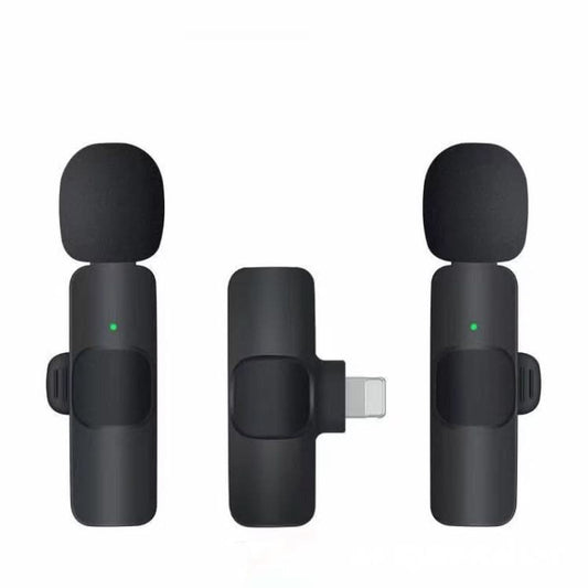 K9 Wireless Clip-on Auto Noise Cancelling Live Mini Microphone for 8-Pin Device 2 in 1 My Store