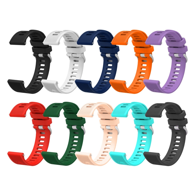 20mm Silicone Twill Watch Band, Series 7-Reluova