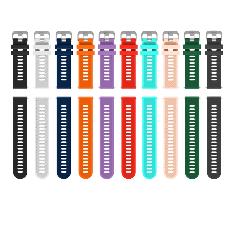 20mm Silicone Twill Watch Band, Series 3