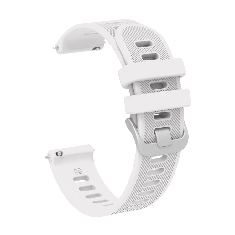 20mm Silicone Twill Watch Band, Series 4-Reluova