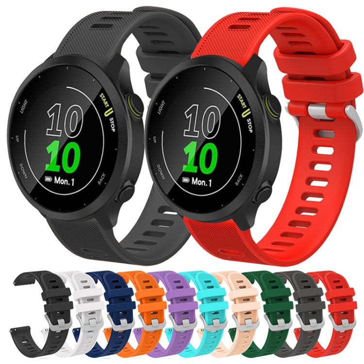 20mm Silicone Twill Watch Band, Series 2