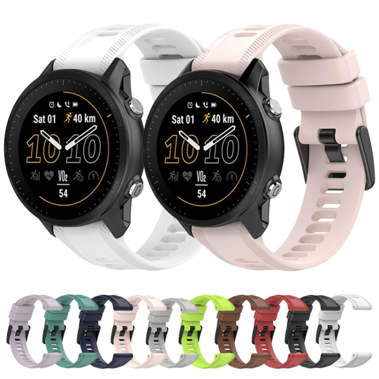 22mm Solid Color Silicone Watch Band, Series 1