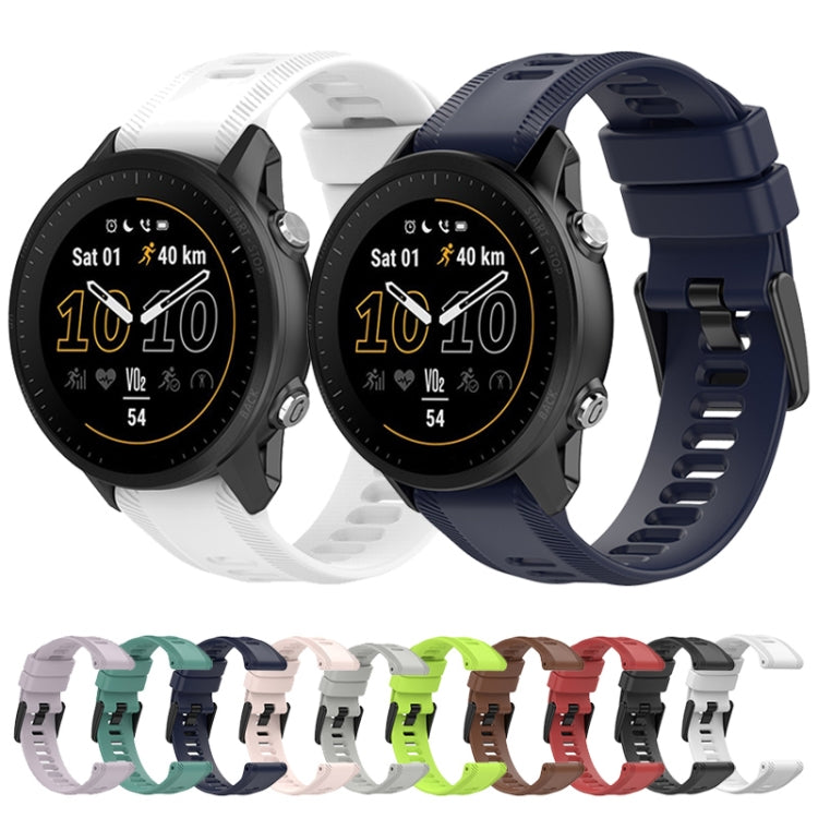 22mm Solid Color Silicone Watch Band, Series 4