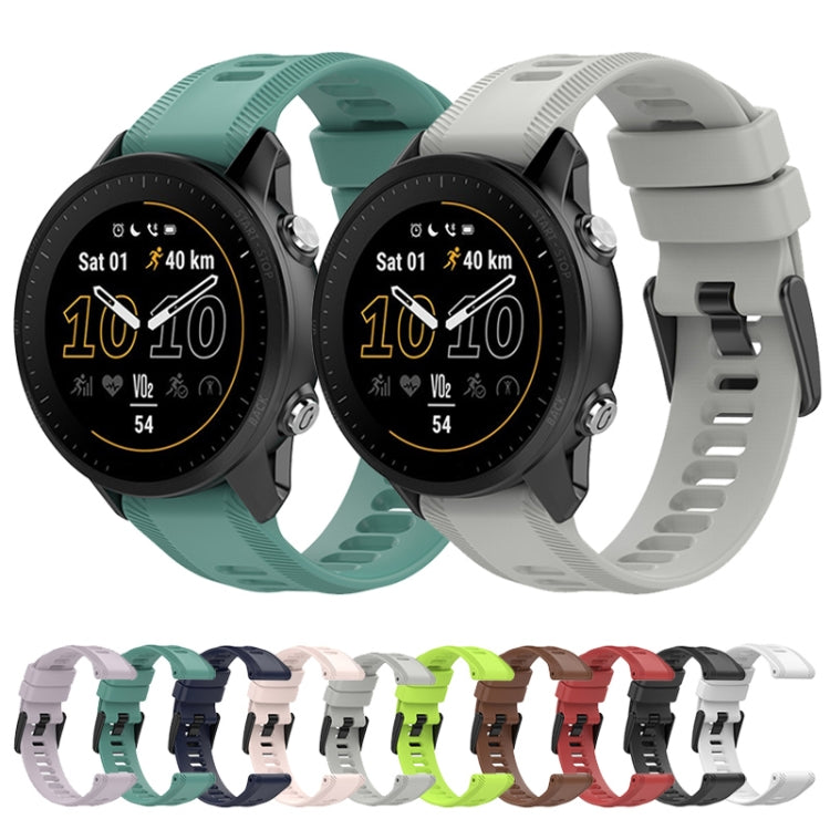 22mm Solid Color Silicone Watch Band, Series 1