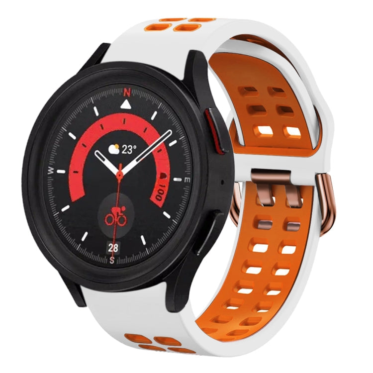 20mm Breathable Two-Color Silicone Watch Band, Series 5-Reluova