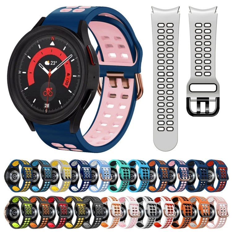 20mm Breathable Two-Color Silicone Watch Band, Series 4-Reluova