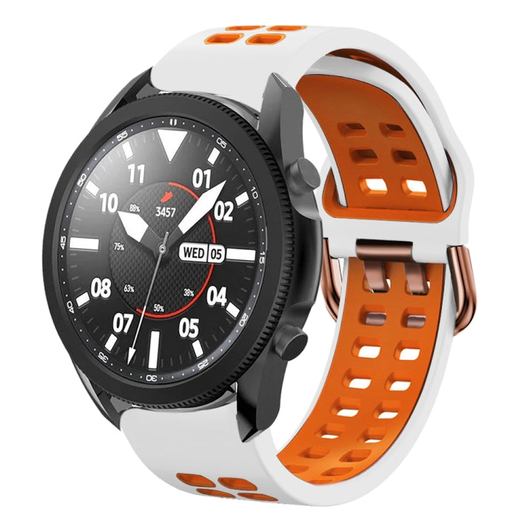 20mm Breathable Two-Color Silicone Watch Band, Series 8-Reluova