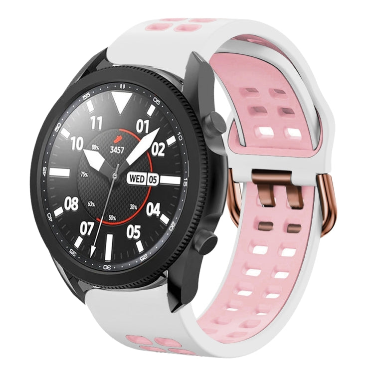 20mm Breathable Two-Color Silicone Watch Band, Series 8-Reluova