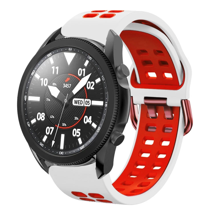 20mm Breathable Two-Color Silicone Watch Band, Series 8-Reluova