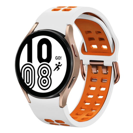 20mm Breathable Two-Color Silicone Watch Band, Series 7-Reluova