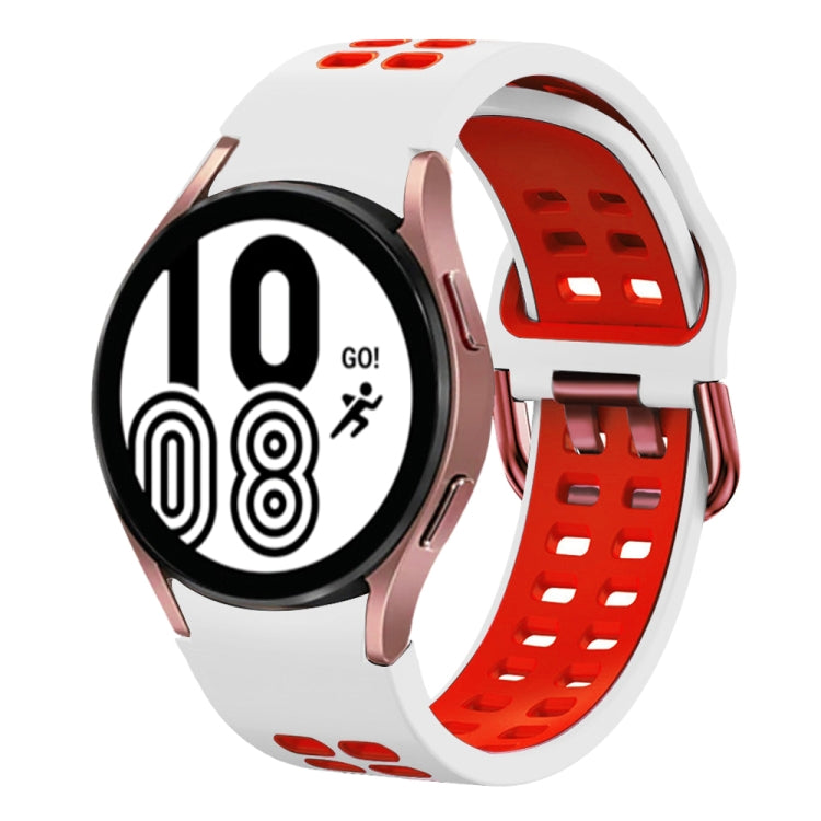 20mm Breathable Two-Color Silicone Watch Band, Series 7-Reluova