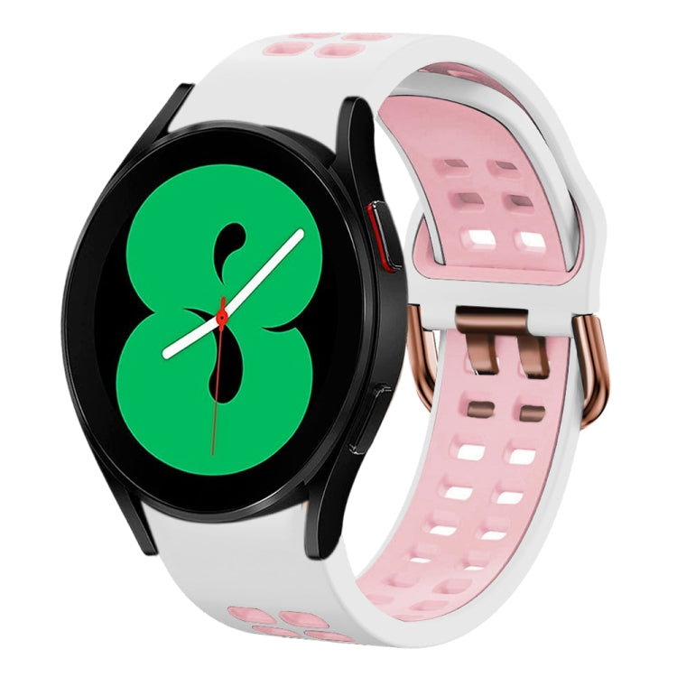 20mm Breathable Two-Color Silicone Watch Band, Series 3-Reluova