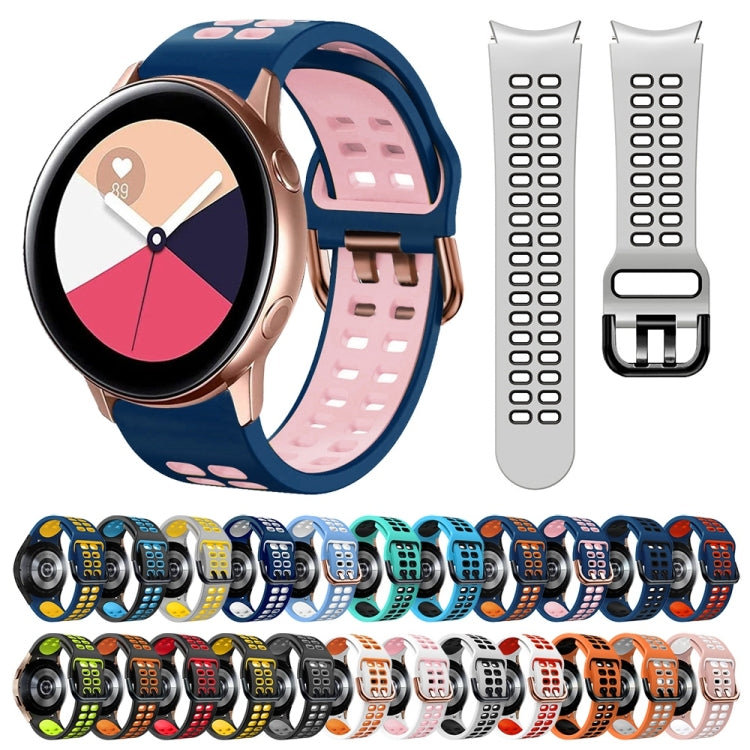 20mm Breathable Two-Color Silicone Watch Band, Series 6-Reluova