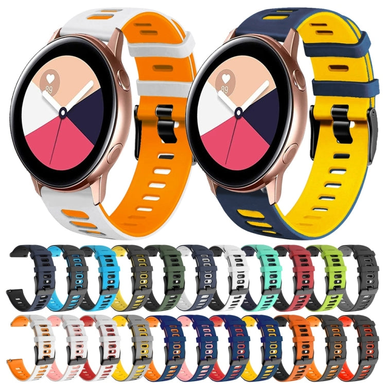 20mm Two-Color Silicone Watch Band, Series 6-Reluova