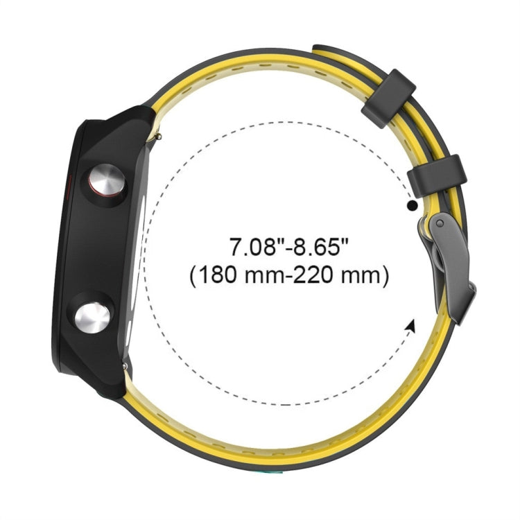 20mm Two-Color Silicone Watch Band, Series 6-Reluova