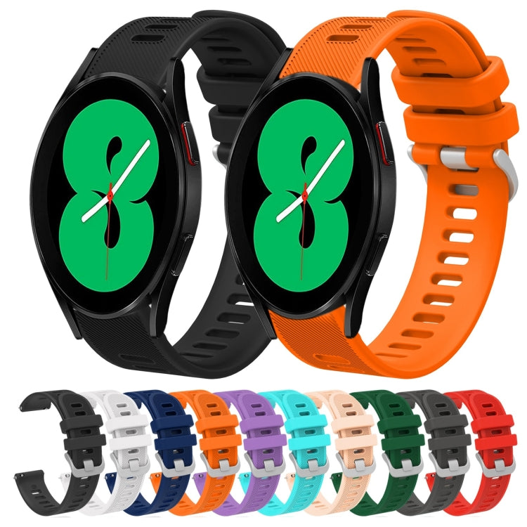 20mm Twill Solid Color Silicone Watch Band, Series 2-Reluova