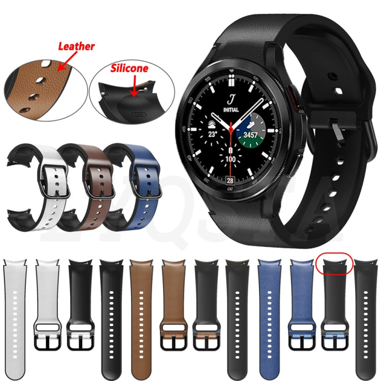 20mm Silicone Adhesive Leather Watch Band, Series 1-Reluova