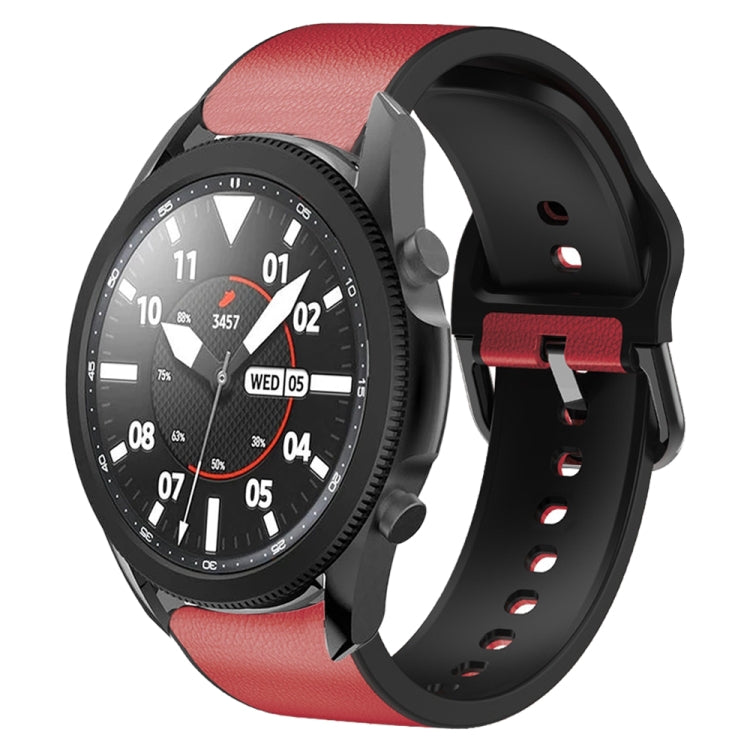 20mm Silicone Adhesive Leather Watch Band, Series 3-Reluova