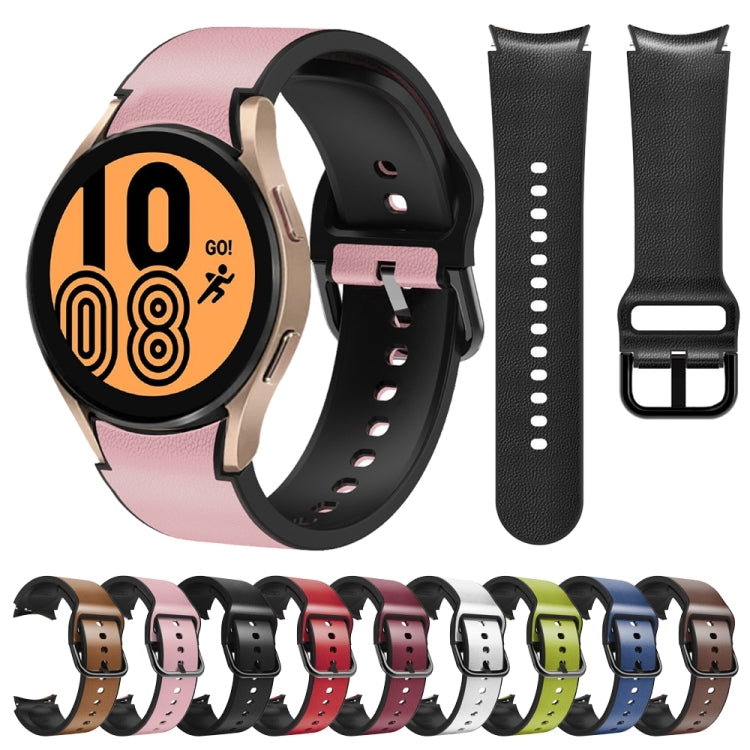 20mm Silicone Adhesive Leather Watch Band, Series 3-Reluova