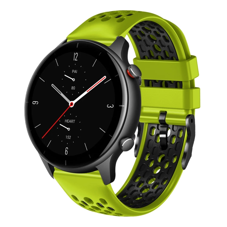 22mm Two-Color Breathable Silicone Watch Band, Series 3-Reluova