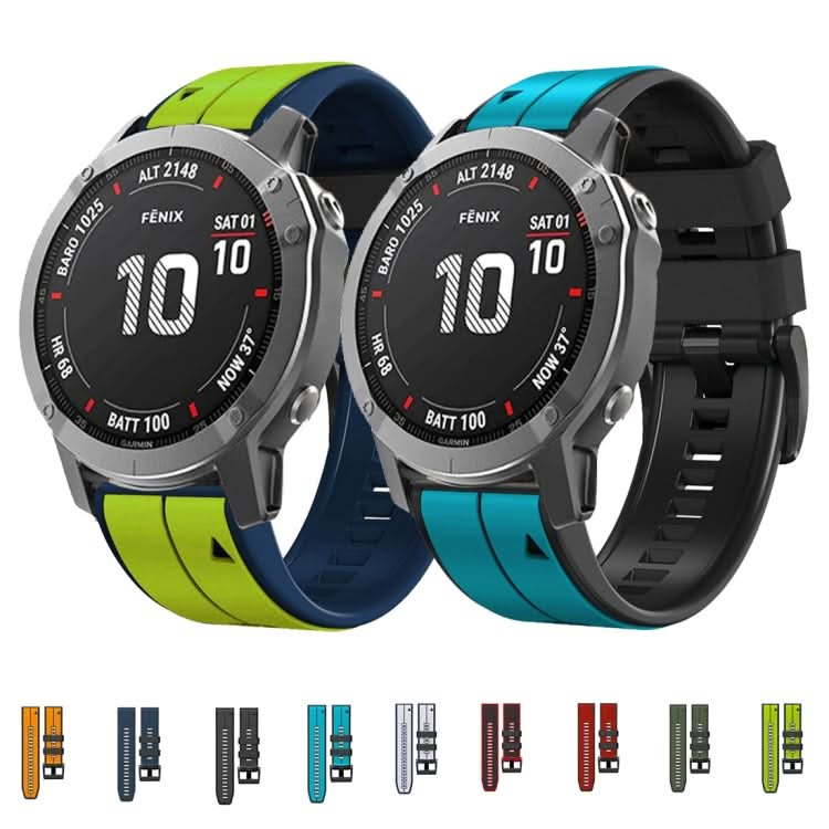 26mm Silicone Sports Two-Color Watch Band, Series 4