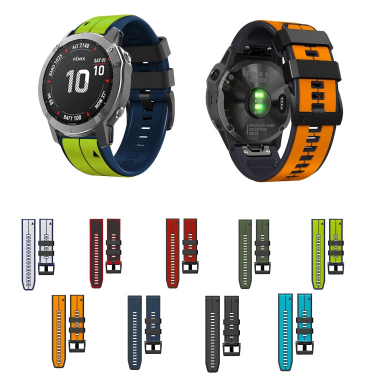 26mm Silicone Sports Two-Color Watch Band, Series 3