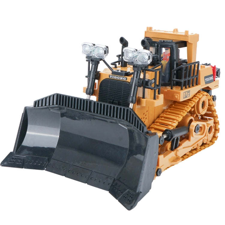 Mofun 1046 2.4G remote control nine channel engineering vehicle 1:24 multi-function crawler heavy bulldozer Reluova