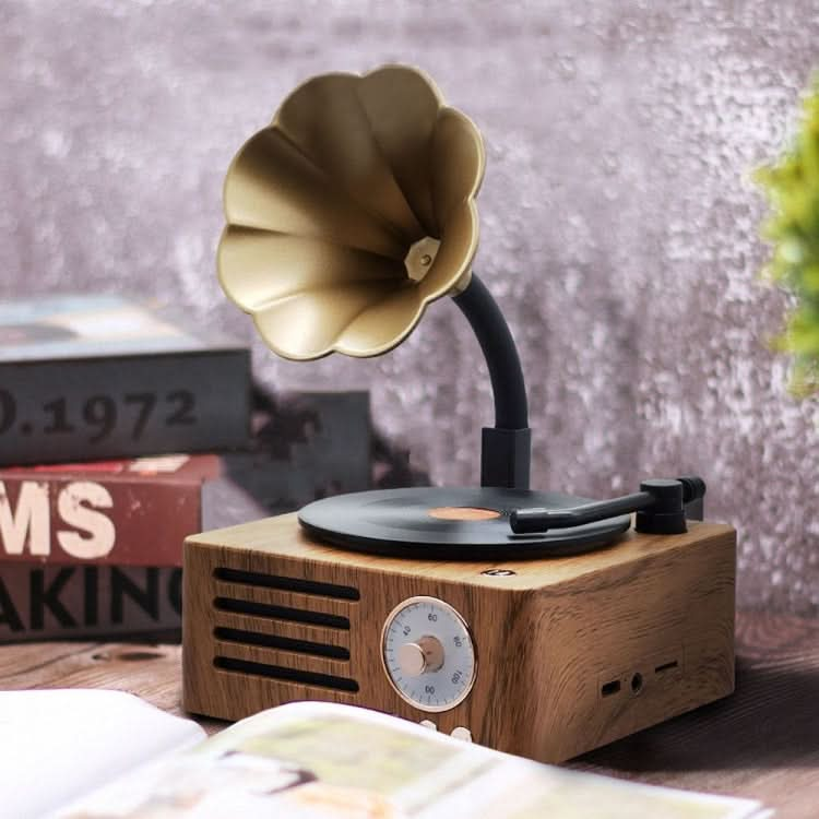 T15 Vinyl Atomic Bluetooth Retro Wireless Audio Desktop Speaker