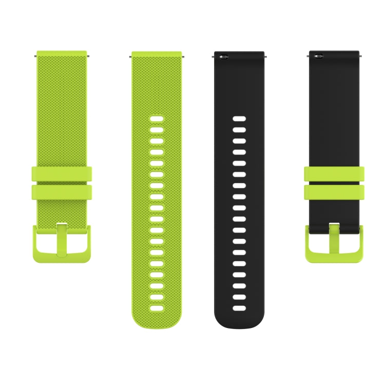 22mm Checkered Two-Color Silicone Watch Band, Series 4-Reluova