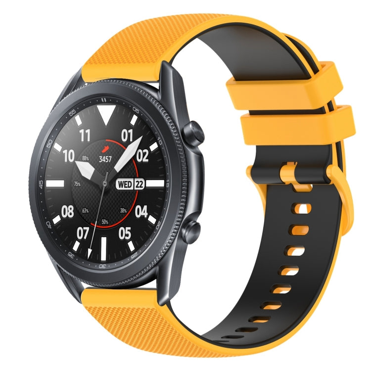 22mm Checkered Two-Color Silicone Watch Band, Series 1-Reluova