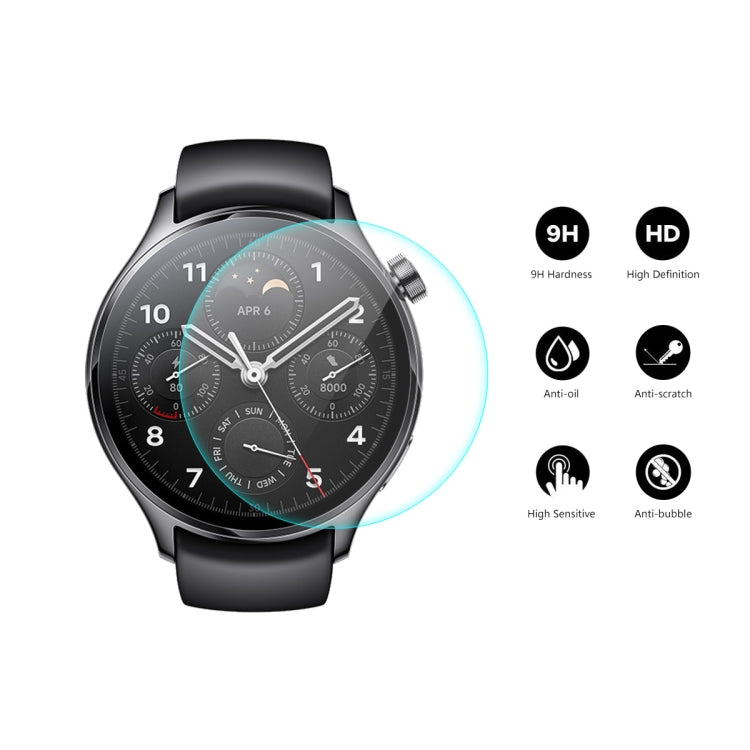 For Xiaomi Watch S1 Pro ENKAY 0.2mm 9H Tempered Glass Screen Protector Film