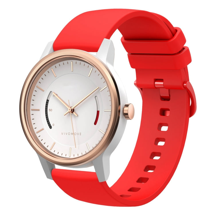 20mm Solid Color Soft Silicone Watch Band, Series 2-Reluova