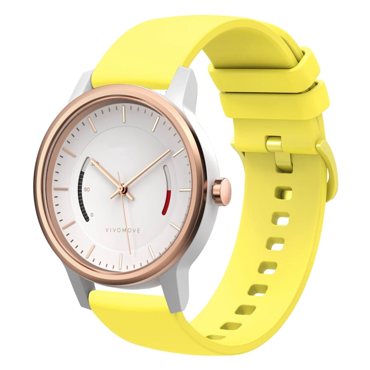 20mm Solid Color Soft Silicone Watch Band, Series 2-Reluova