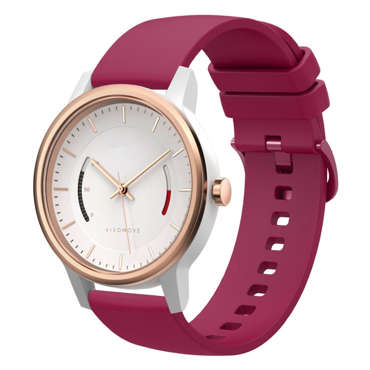 20mm Solid Color Soft Silicone Watch Band, Series 2-Reluova