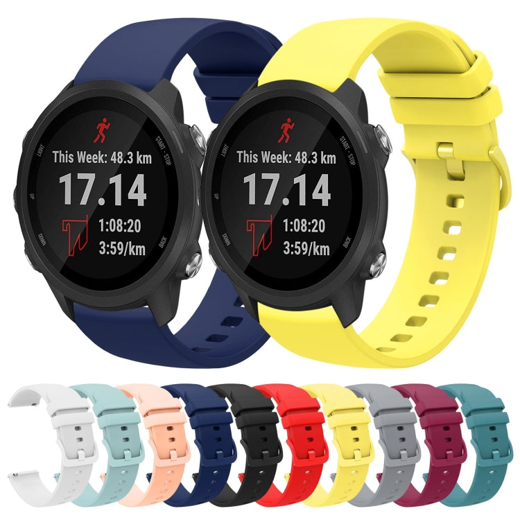 20mm Solid Color Soft Silicone Watch Band, Series 4