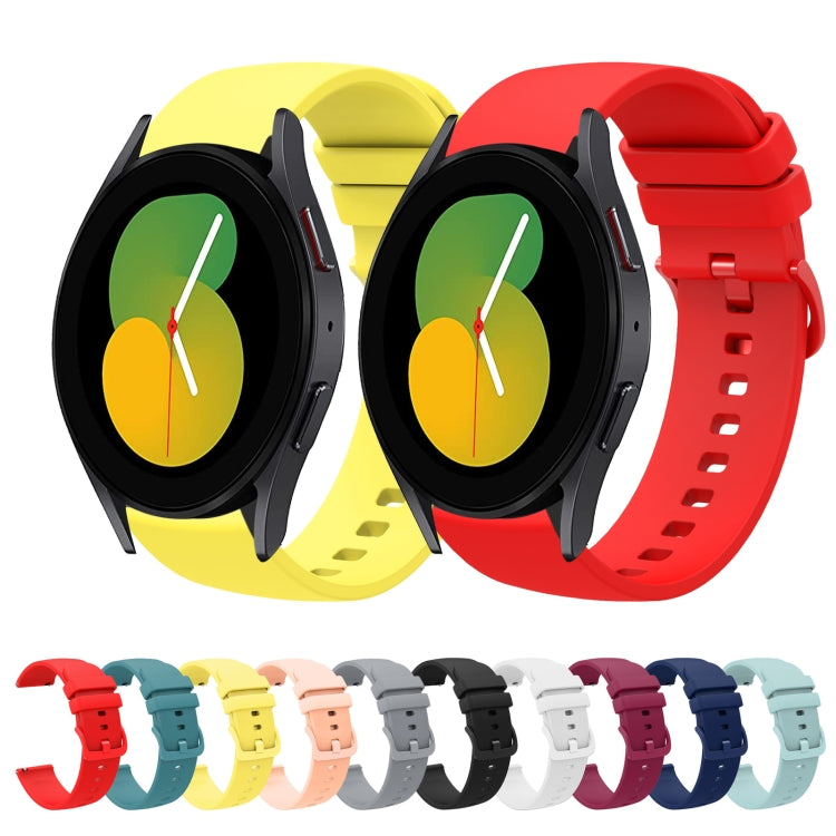 20mm Solid Color Soft Silicone Watch Band, Series 2-Reluova