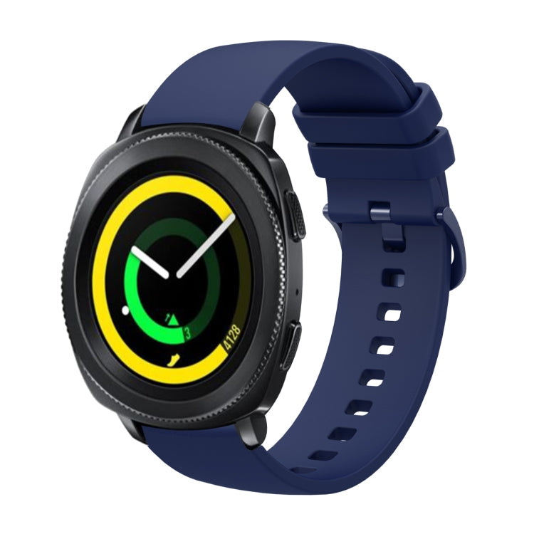 20mm Solid Color Soft Silicone Watch Band, Series 4-Reluova