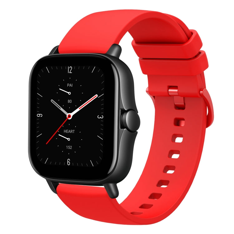 20mm Solid Color Soft Silicone Watch Band, Series 3