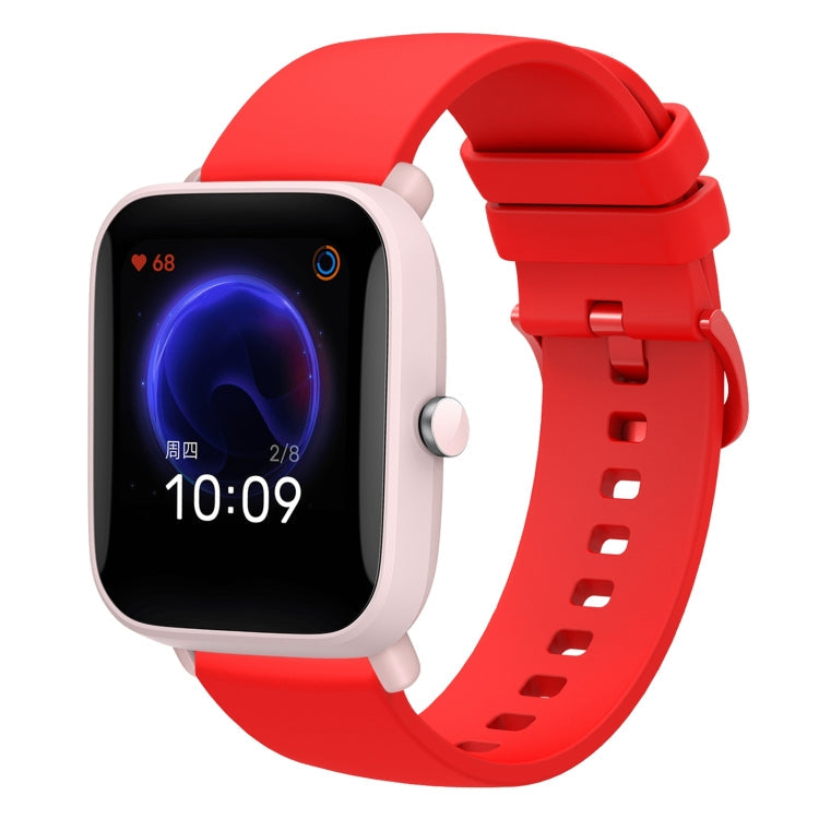 20mm Solid Color Soft Silicone Watch Band, Series 3