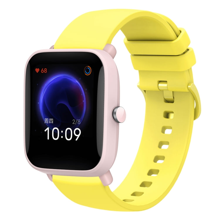 20mm Solid Color Soft Silicone Watch Band, Series 2