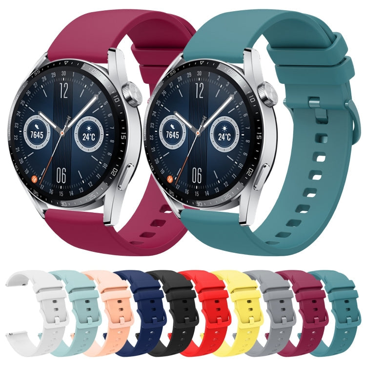 22mm Solid Color Soft Silicone Watch Band, Series 1-Reluova