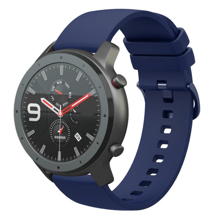 22mm Solid Color Soft Silicone Watch Band, Series 2-Reluova