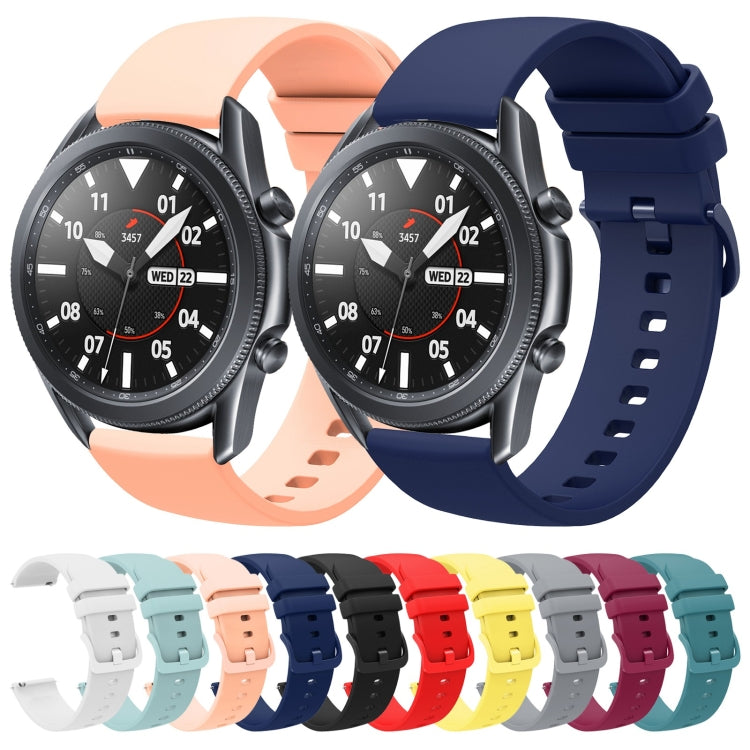 22mm Solid Color Soft Silicone Watch Band, Series 1-Reluova